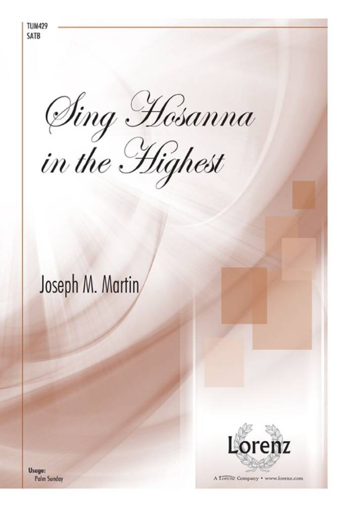 Sing Hosanna In The Highest